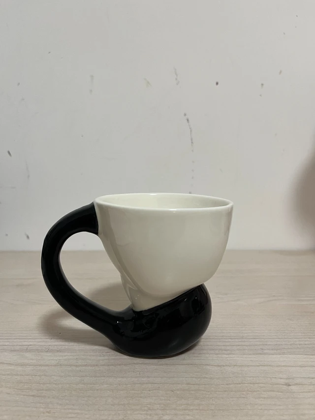 大柄环陶瓷杯另一侧样品实拍
