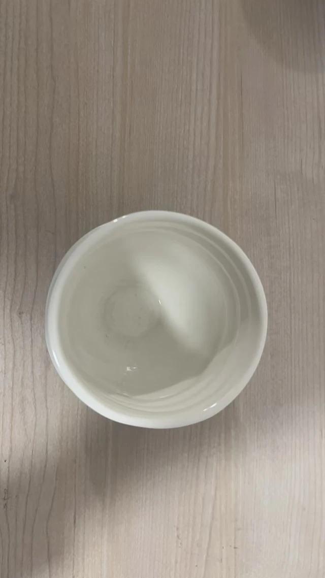 涡流 A2 陶瓷杯俯视实物照片