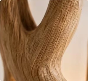 新生设计效果图:树脂仿木纹表皮特写